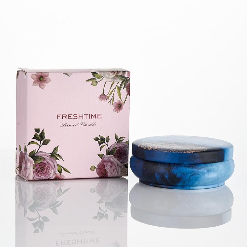 

Ароматическая свеча из соевого воска, Растительное эфирное масло, Набор подарочных коробок с неароматическими свечами, Долговечный сувенир 120g