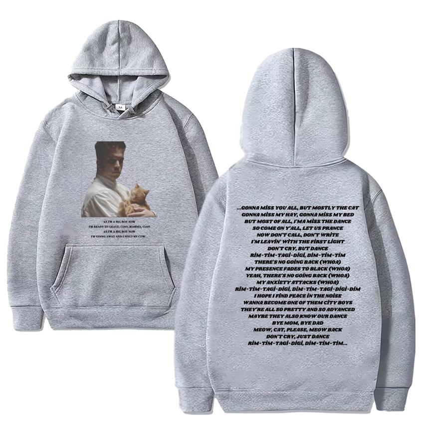 Eurovision 2024 Baby Lasagna Rim Tim Tagi Dim Hoodie Men Women Vintage Oversized Sweatshirt Unisex Fleece Long Sleeve Pullovers