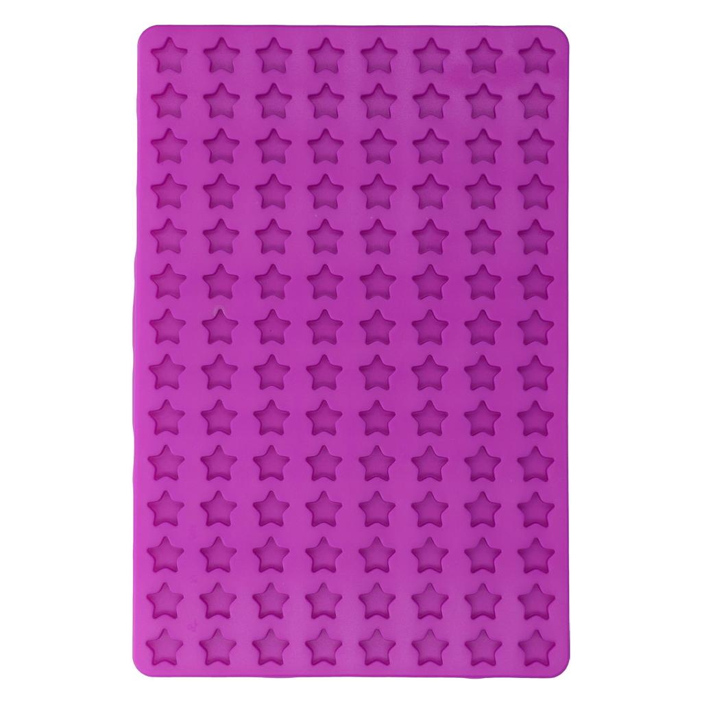 Dog Cookie Molds 112 Holes Five Pointed Star Silicone Biscuit Molds for DIY Chocolate Candy