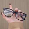 Unisex Anti Blue Light Square Glasses Full Frame Radiation Protection Optical Eyewear for Men Women Fashion
