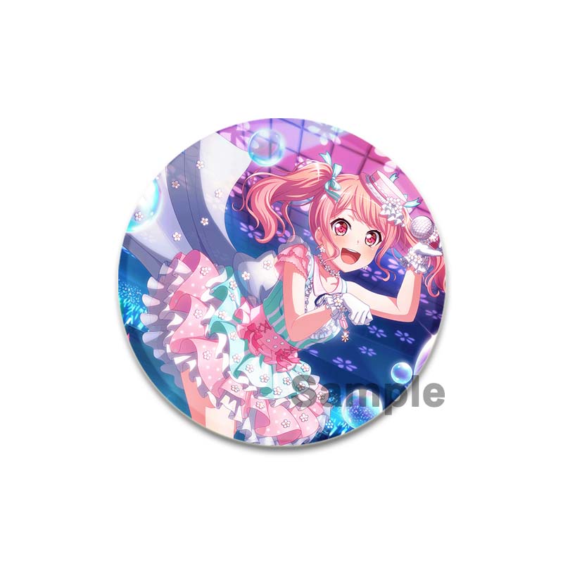 32/44/58mm BanG Dream Aya Maruyama Pin Handmade Brooch for Clothes Cartoon Cosplay Badge Backpack Decoration Jewelry Gift
