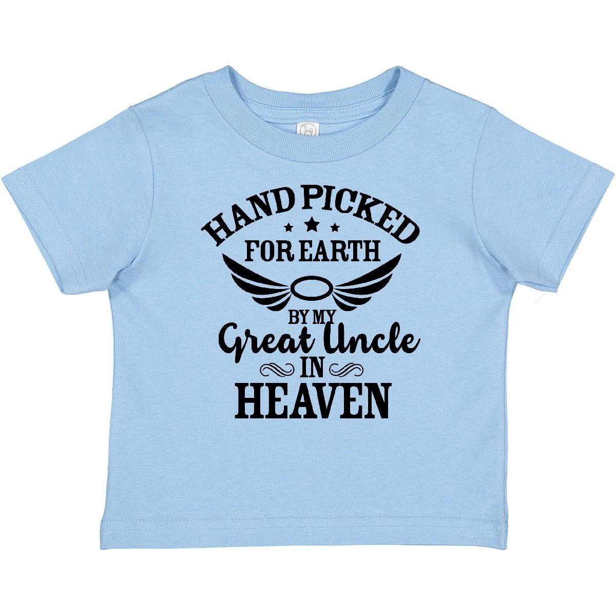 Inktastic Handpicked For Earth By My Great Uncle In Heaven Baby T-Shirt Family 100