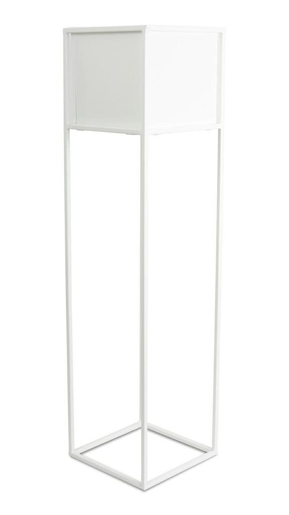 Nowoczesny Kwietnik Stojak Biały 90 Cm