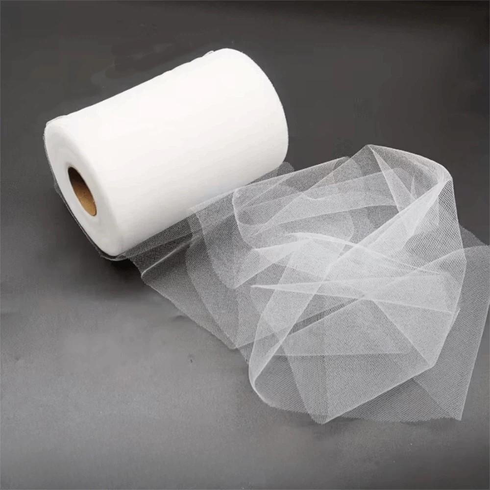 15/30cm Width Tulle Mesh Ribbon DIY Craft Tulle Fabric Ribbon Roll Netting Spool  Baby Shower