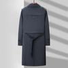 Men's Mid-Length British Style Trench Coat