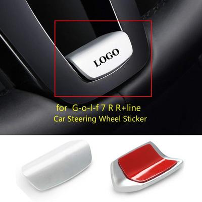 3D Metal Sticker for  G-o-l-f 7 R R+line Car Steering Wheel Sticker Auto Tuning Accessories