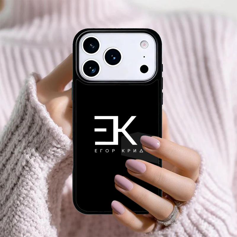

Чехол для телефона с принтом Егора Крида EK Для iPhone 17 16 Pro Max 15 14 Pro 11 12 13 XR XS 6 7 8 Plus Ударопрочный силиконовый чехол iPhone XR
