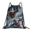 Custom Ultramans Drawstring Bags for Training Yoga Backpacks Men Women Anime Sports Gym Sackpack