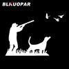 BLKUOPAR Funny Dove Hunting With Dog Car Stickers Personality Decals Silhouette Die Cut Advanced Waterproof Vinyl Car Wrap