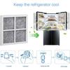 Filtre À Air De Remplacement,3 pcs Réfrigérateur Filtre à Air Réfrigérateur pour LG LT120F Kenmore Elite Réfrigérateur Congélateur