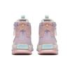 Li Ning Kids Sports Lifestyle Series Journey 3.0 Wear-Resistant Shock Absorption High-Top Kids Skate Shoes Kids skate shoes Pink White YKCT142-14