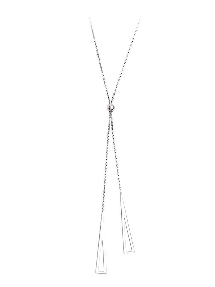 1Pcs Necklace Piece Ladies Simple Hip Hop Style Stylish Tassel Accessories Genuine Copper Bead Elements Adjustable Jewelry Creation
