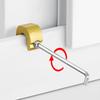 Window Sliding Lock Latch Aluminum Window Lock Latch for Enhanced Home Security & Child Safety In Bedrooms Or Offices
