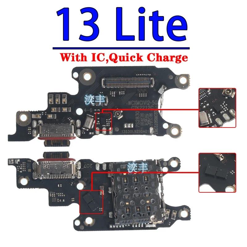 Charging Board for Xiaomi 12 12X 12S 12T 13 13T 14 14T Lite Pro Ultra Usb Dock Charger Connector Flex Ports Module