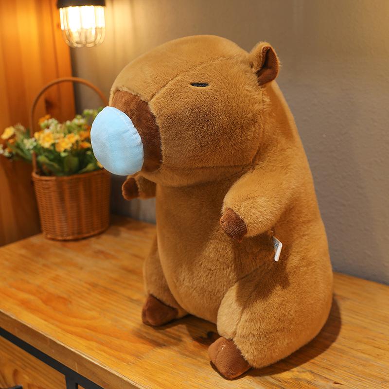Popular Capybara & Turtle Backpack Plush Toy Pillow - Large Doll Gift