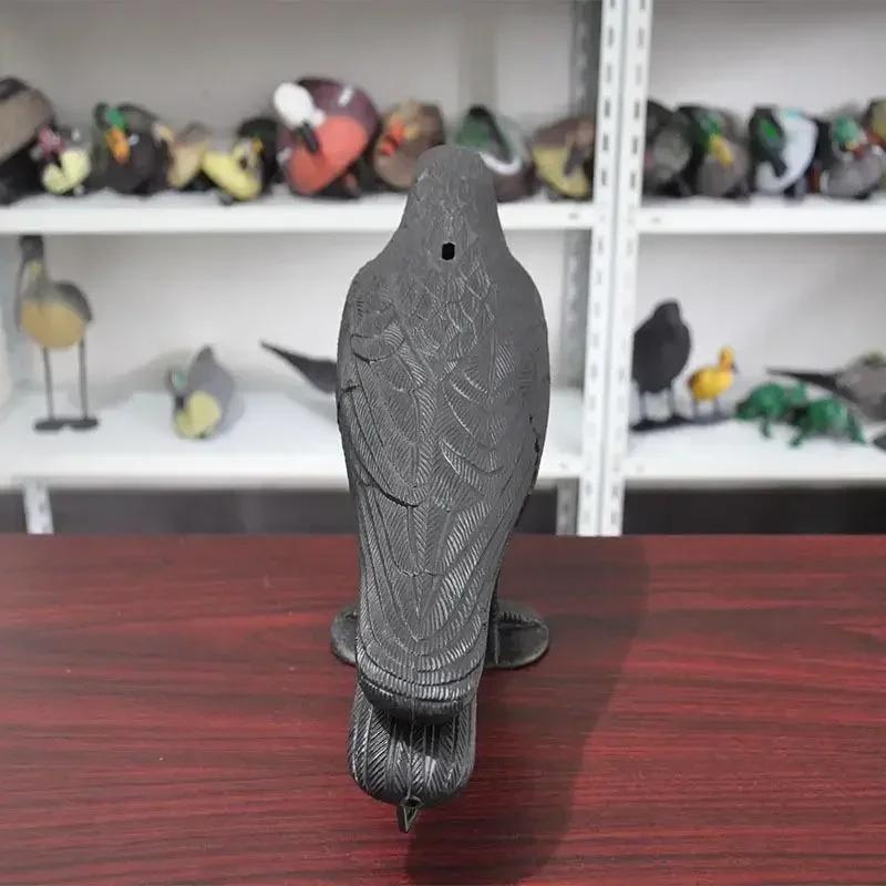 Decoracion Jardin ExteriorSimulation Black Crow Raven Bird Repellent Pest Control Pigeon Repellent Garden Decoration Outdoor