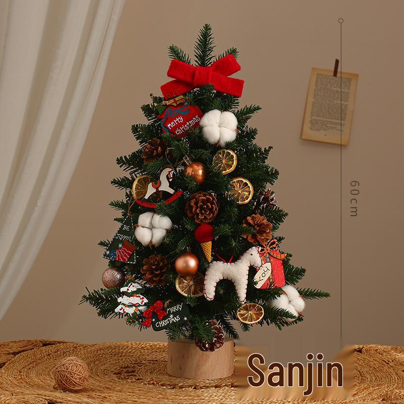 Christmas Festival Mini Desktop DIY Ornament - Small Tree Decoration