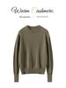 Women's 100% Cashmere Half-High Neck Pullover Sweater - Solid Color, Versatile, Warm Knit