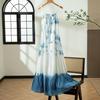 Yunnan Tie-Dye Retro Lace Camisole Dress - Women's Summer Beach Vacation Artistic Retro Arrival