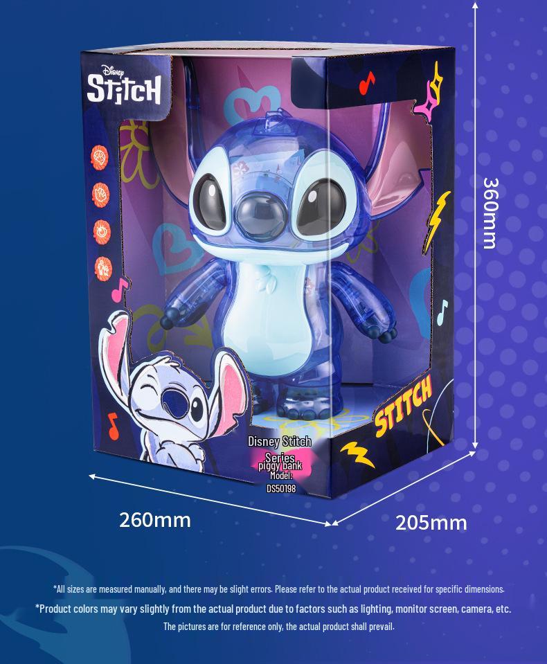 Disney Stitch Prasátko Ozdoba: Novoroční dárek pro děti s velkou dárkovou krabicí pro chlapce a dívky