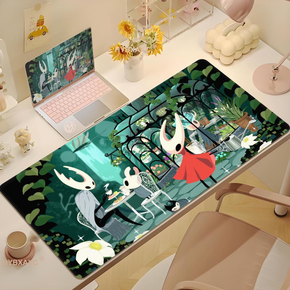 Stampa HD Cool Mousepad Hollow Knight Silksong Tappetini per Tavolo Mousepad per Computer Aziendale Tappetino Grande per Scrivania Mousepad XXL per PC Gamer