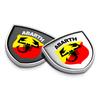 1Pc Car Metal Sticker Custom Shield Car Rear Trunk Shield Emblem Badge Sticker for Abarth Abbas 695 595 500 Competizione 124 Spider PUNTO