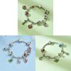 Christmas Jewelry Bracelet With Snowflake And Santa Elements For Women And Men
