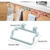 4 Piece Cabinet Door Garbage Bag Holder,Hanging Kitchen Trash Rack Garbage Bag Holder Storage Shelf Garbage Bag Holder Rack,for Hanging Trash Can