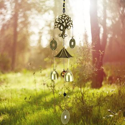 Κρεμαστό Windchime Ανθεκτικό στις καιρικές συνθήκες DIY Golden Practical Διακοσμητικό Exquisite Fortune Windbell Διακόσμηση σπιτιού