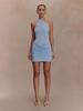2026 Summer Strapless Bandage Evening Gown Dress for Women