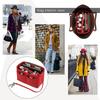 Women's Cross-Body Felt Makeup & Storage Bag