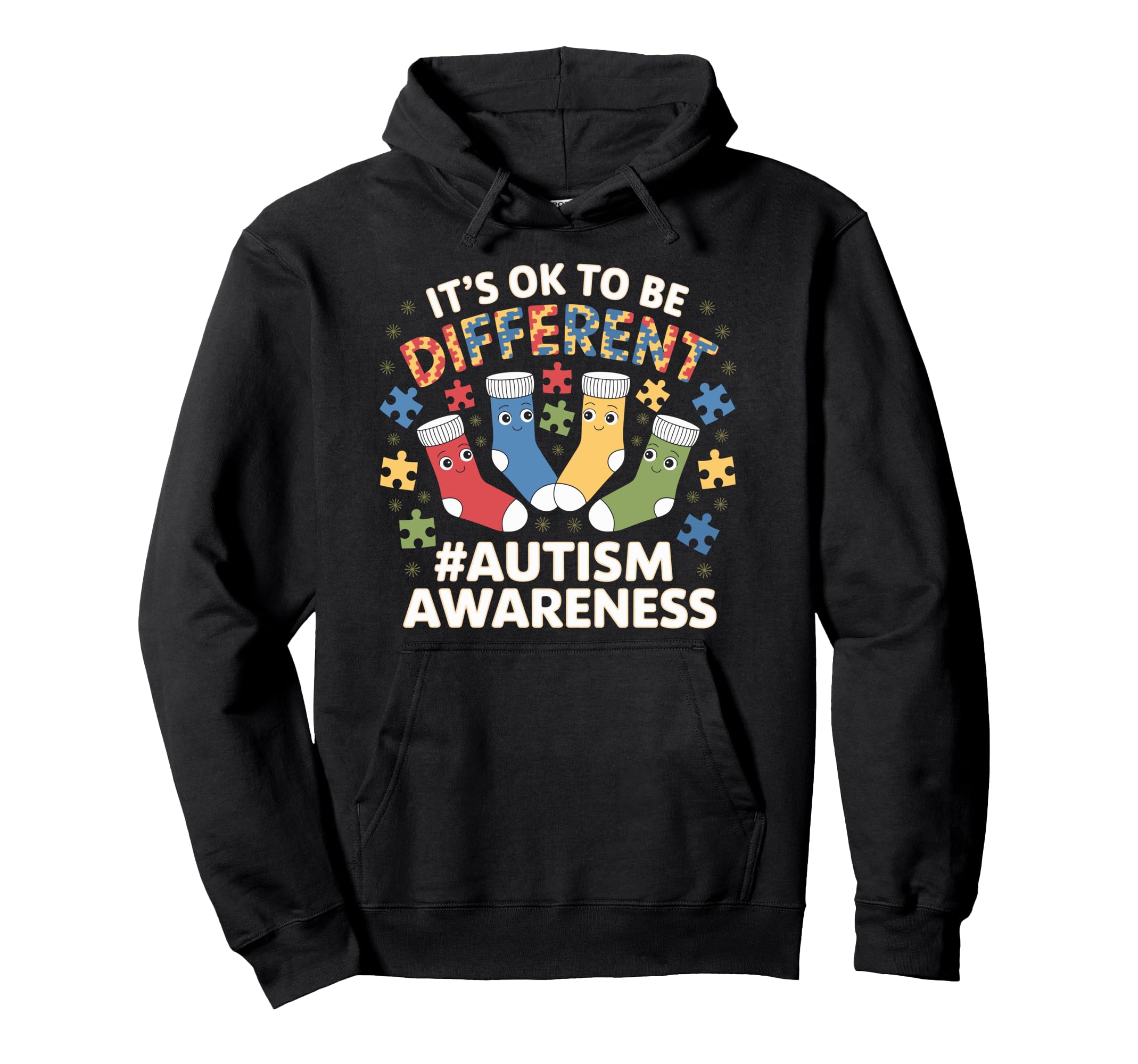 Its OK To Be Different Autism Awareness Autistic Kids Hoodie