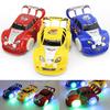Giocattolo Automatico Sterzante di Natale per Bambini Auto da Corsa Lampeggiante Musicale Giocattolo Elettrico