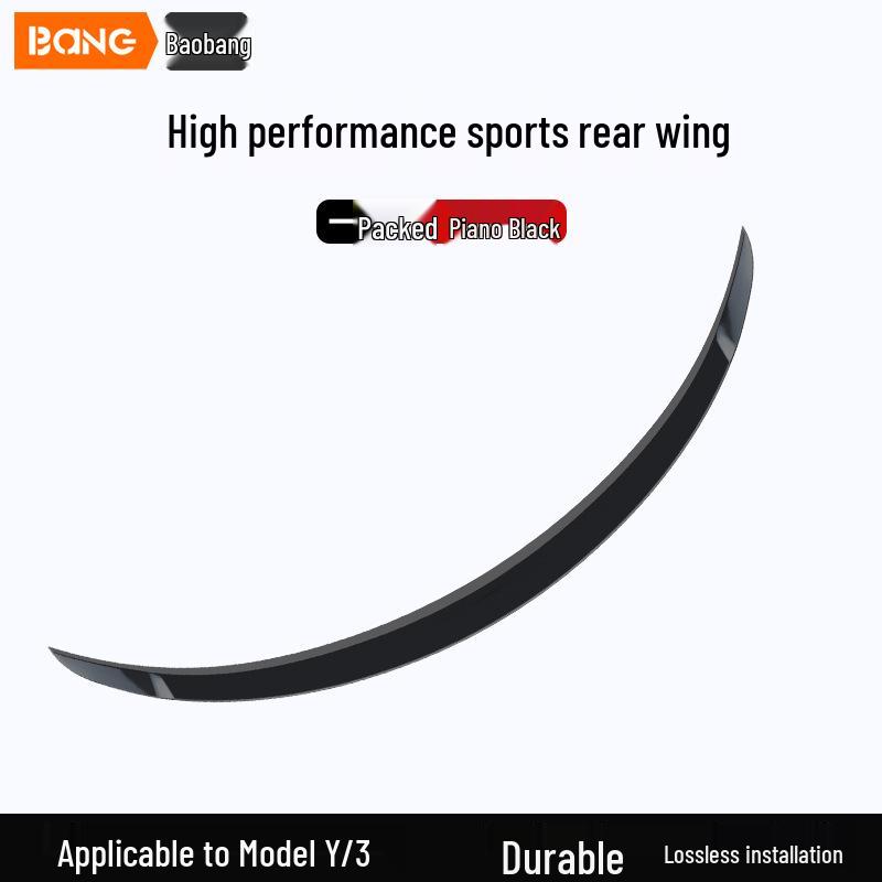 Tesla Model Y/3 Dry Carbon Fiber Tail Wing Sport Body Kit Accessories