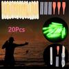 20 ks Mini Fishing Fluorescent Lightstick Night Float Clip na Dark Glow Stick