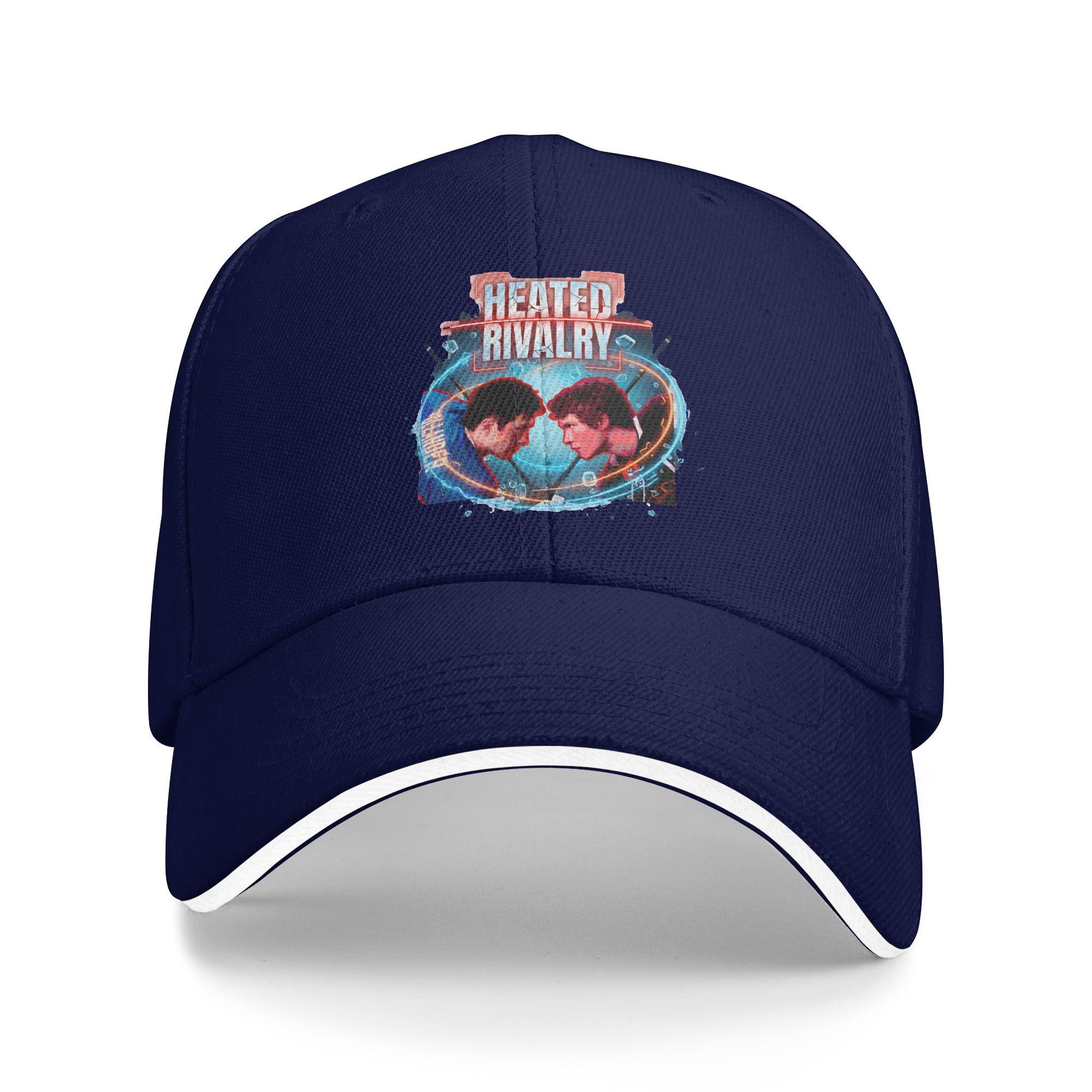 

Heated Rivalry Casual Baseball Cap Tennis Skate Hip Hop Hats Spring Adjustable Women Men y2k Retro Baseball Caps As Picture темно-синього кольору