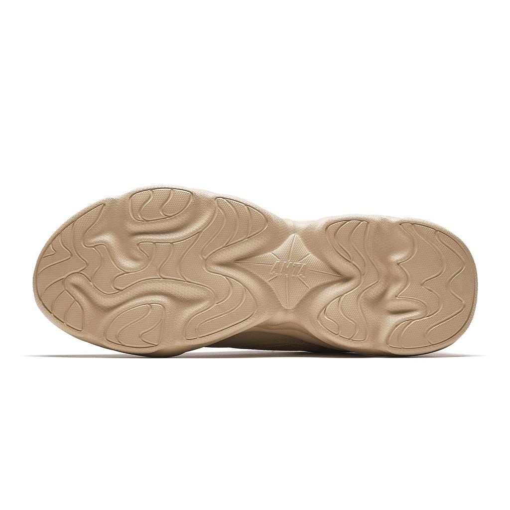 Anta Puffy Star Abrasion Resistant Lightweight Breathable Casual Shoes Men's Raw Wood 912628829-4