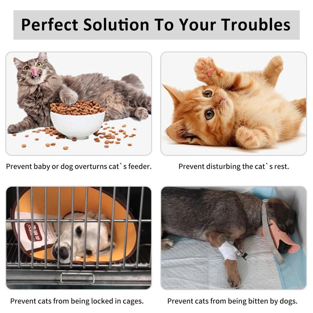 Adjustable Cat Door Holder Latch Plastic Cat Door Holder Pet Access Control Home Door Supplies For Multi-Pet Households