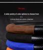 Steering Wheel Cover for BYD Models: Song Plus, Han, Yuan, Tang, Qin, Dolphin, F3 - Suede Interior Handle
