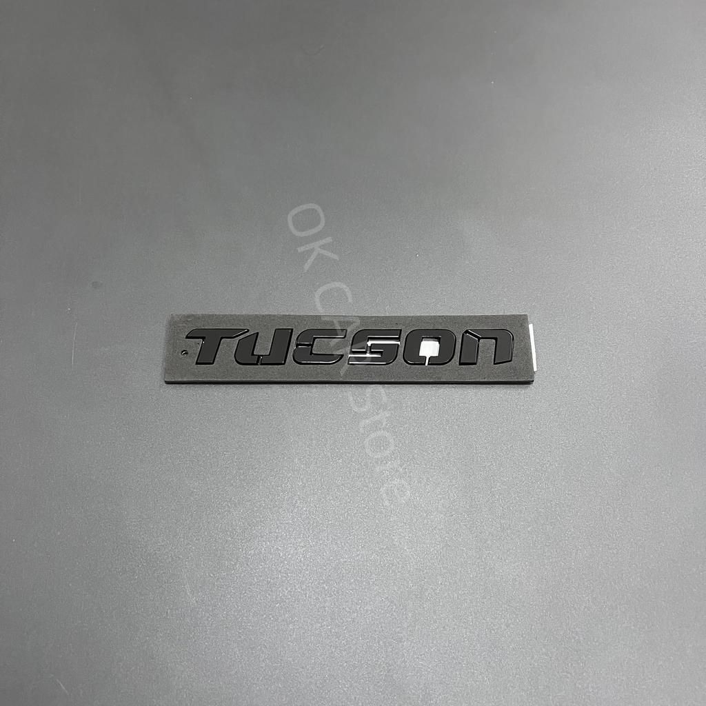Hvmqy2 Bright Black TUCSON Emblem Trunk Sticker Rear Sticker For Hyundai TUCSON NLINE Car Styling Hyundai Trunk Sticker ABS