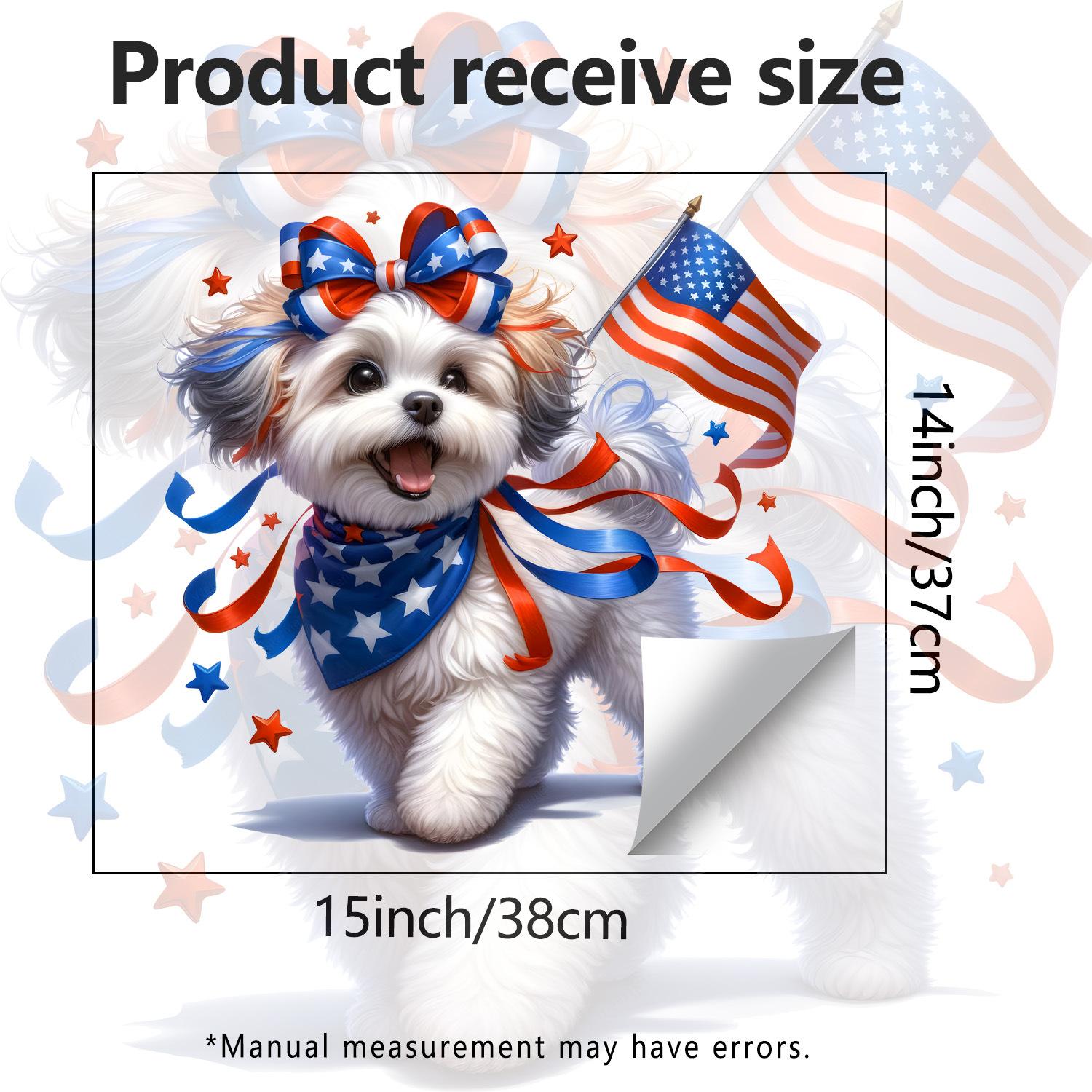 

Bear Dog Glass Sticker Film for Living Room, Balcony, Bedroom, Bathroom and Windows Decoration JDT-A598