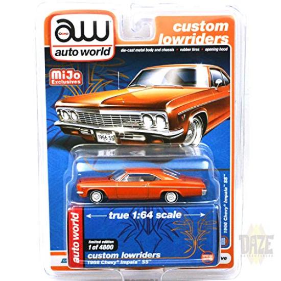 Auto World Scale MiJo TOYS Exclusive Low Riders 1966 Chevrolet Impala SS Auto World Scale MiJo TOYS Exclusive Low Riders 1966 Chevrolet Impala SS 164
