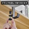 ShotR Headphone Hook Headphone Hanger Headphone Stand Screw Type Clamp Desk Hook White Desk Under Desk Headphone Holder Headphone Stand (White)