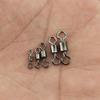 251pcs Connector Bearing Solid Connectors with Fishing Snap High Strength Ball Clips Rotating Swivel Locks Set
