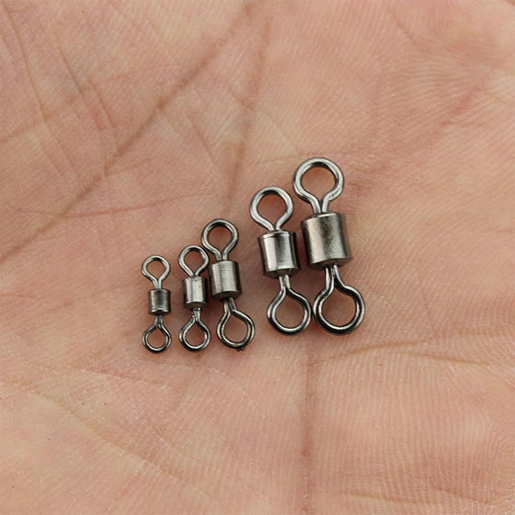 251pcs Connector Bearing Solid Connectors with Fishing Snap High Strength Ball Clips Rotating Swivel Locks Set