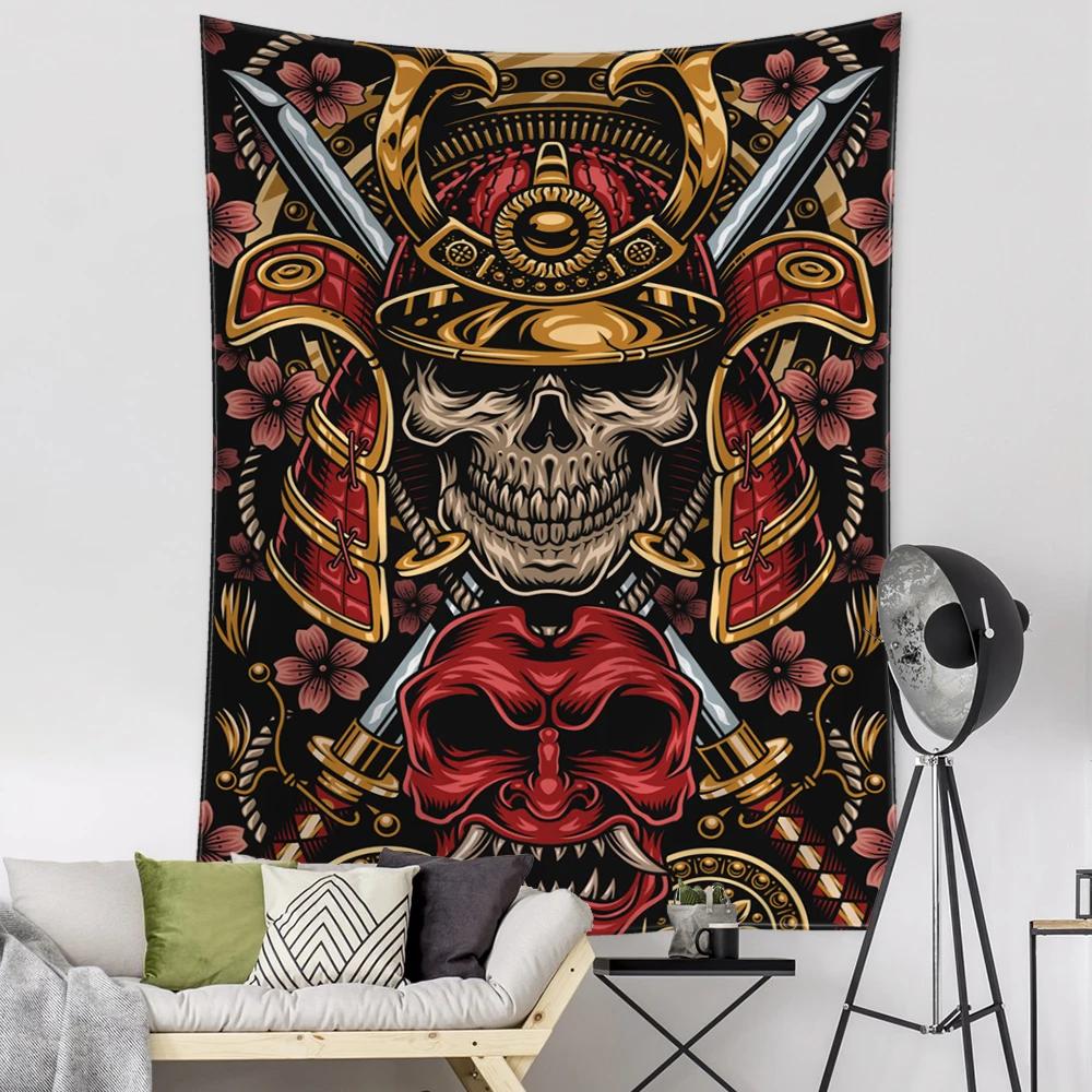 Viking Warrior Tapestry  Detailed Norse Art Legendary Heroes  Myths  Unique Wall Art for Bedroom  History Lover Gift