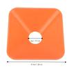 10Pcs Square Training Marker Disc Center Hole Training Cones Marker Cone Base  Agility Practice