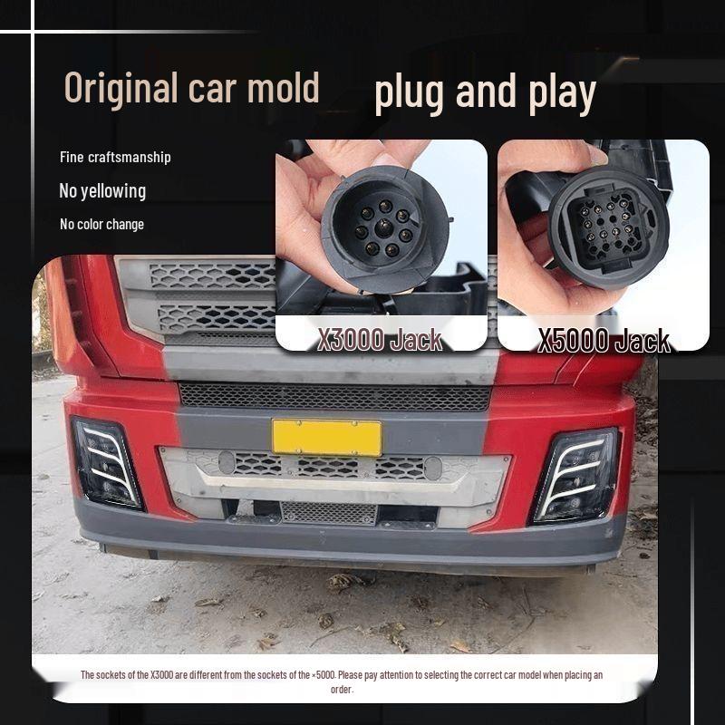 X5000 LED Laser Quad-Lens Headlight for Shaanxi Delong X3000