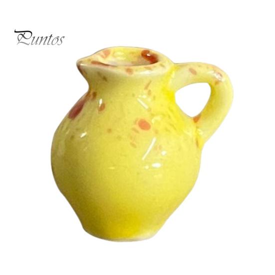 

Мини керамический горшок магнит на холодильник кухонный шкафчик холодильник 3D миниатюрная керамическая банка модель магнитное украшение орнамент кукольный домик аксессуары A