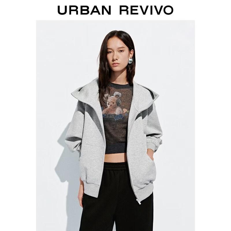 UR Women s Spring Casual Hooded Loose Coat S